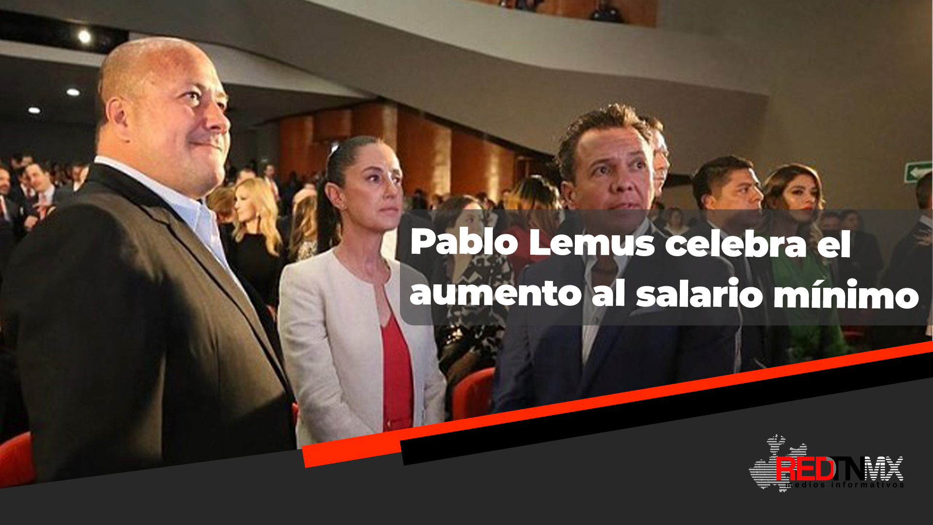 Pablo Lemus aplaude el aumento al salario mínimo en su primer discurso como gobernador de Jalisco