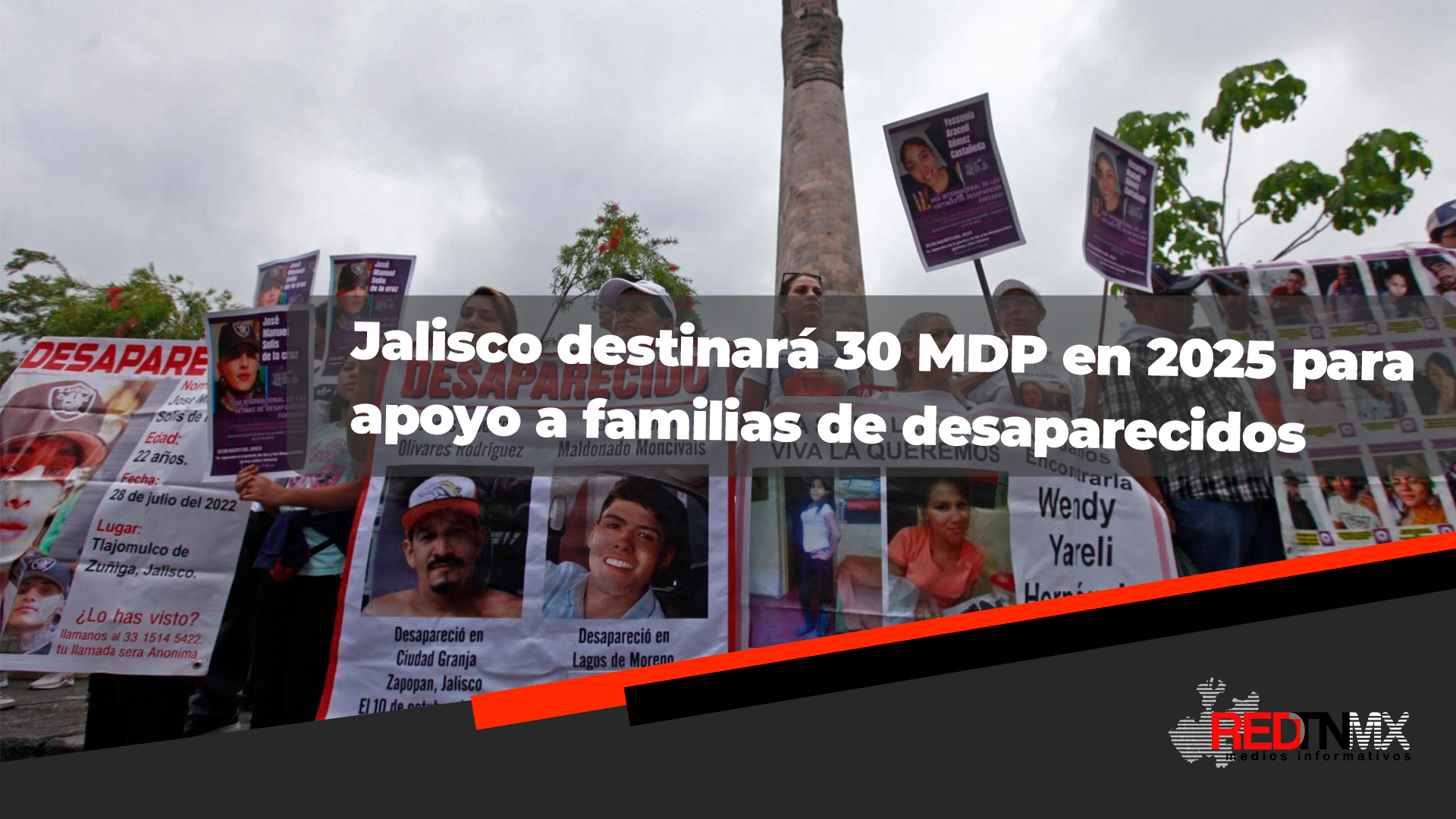 DIF Jalisco duplicará apoyo a familias de personas desaparecidas en 2025