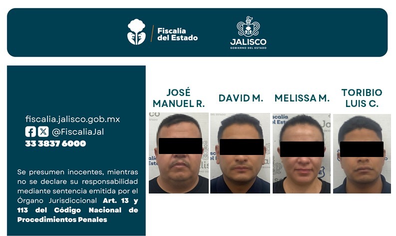 Fiscalía Jalisco lleva a proceso a custodios por fuga de recluso en puente grande.