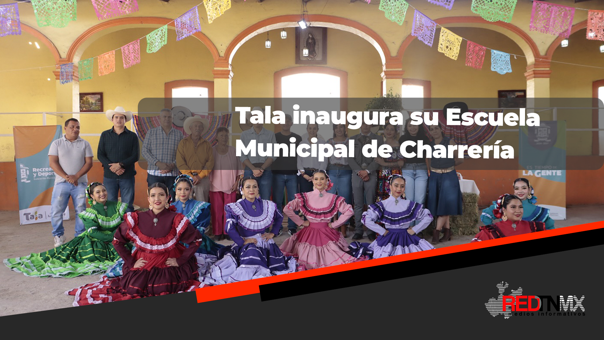 Tala inaugura su Escuela Municipal de Charrería en San Isidro Mazatepec