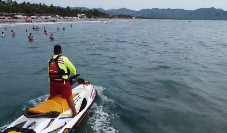 Avistan cocodrilo en playas de Tenacatita