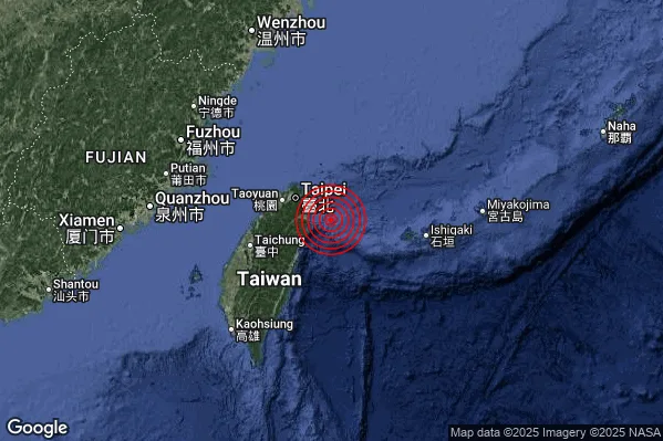 Terremoto de magnitud 6.7 sacude Taiwán; no reportan daños graves