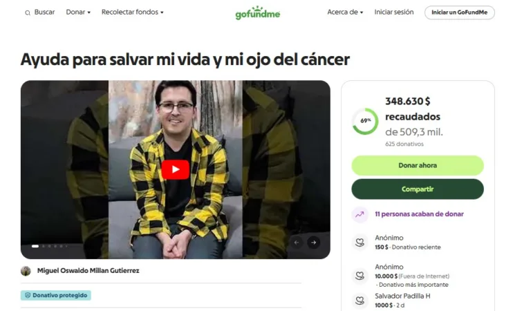 Un jalisciense lucha por salvar su visión tras un cáncer ocular poco común