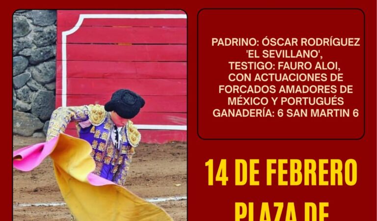 “Lagartijo” tomará la alternativa en Ameca