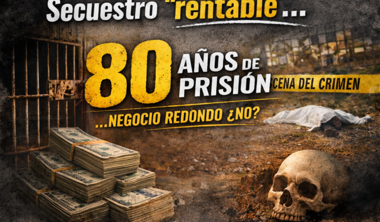 Pareja recibe 80 años de prisión por secuestro agravado en Zapopan