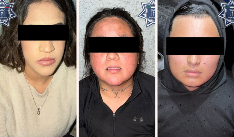 Detienen a tres “genios” del robo en Lomas de Polanco, Zapopan.