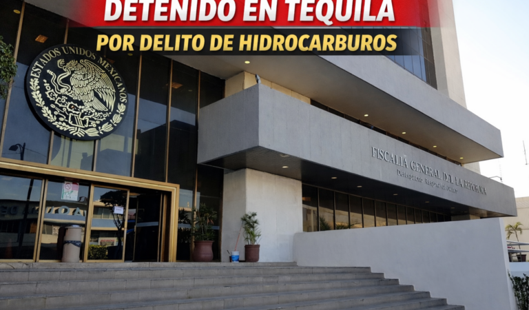 Detienen a hombre por delito de hidrocarburos en Tequila