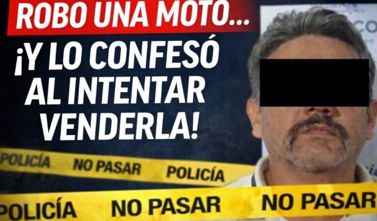 Robó motocicleta y quiso venderla… confesando el delito en Talpa