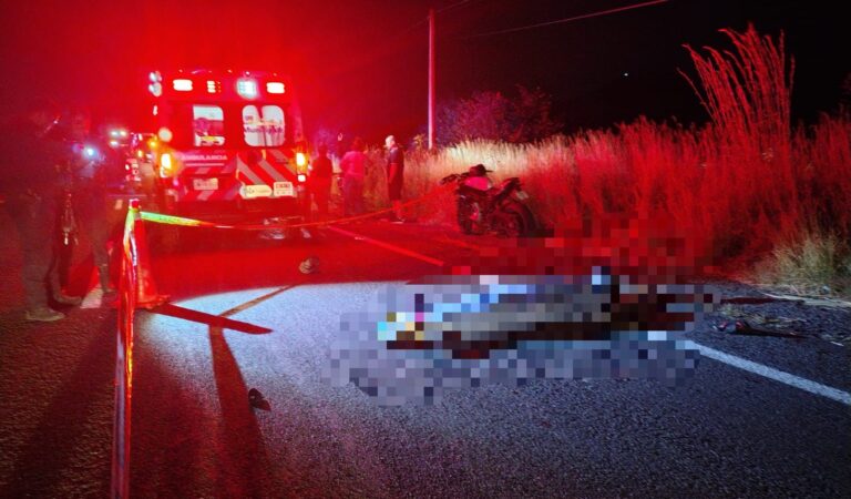 Motociclista muere tras derrape en carretera a Santa Cruz de las Flores