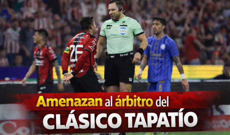 Amenazan de muerte al árbitro “Gato” Ortiz tras el Clásico Tapatío