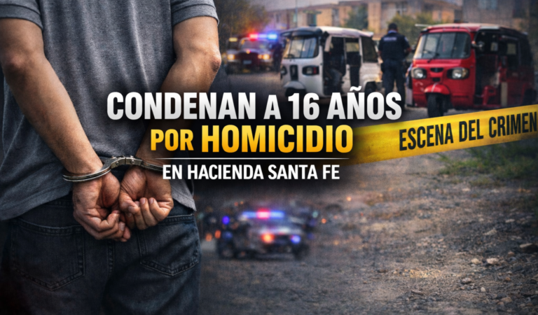 Condenan a 16 años a hombre por homicidio en Hacienda Santa Fe