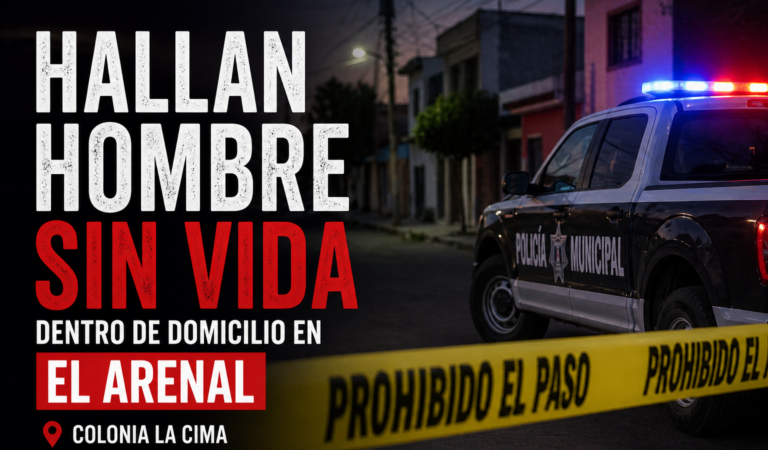 Hallan hombre sin vida en casa de El Arenal