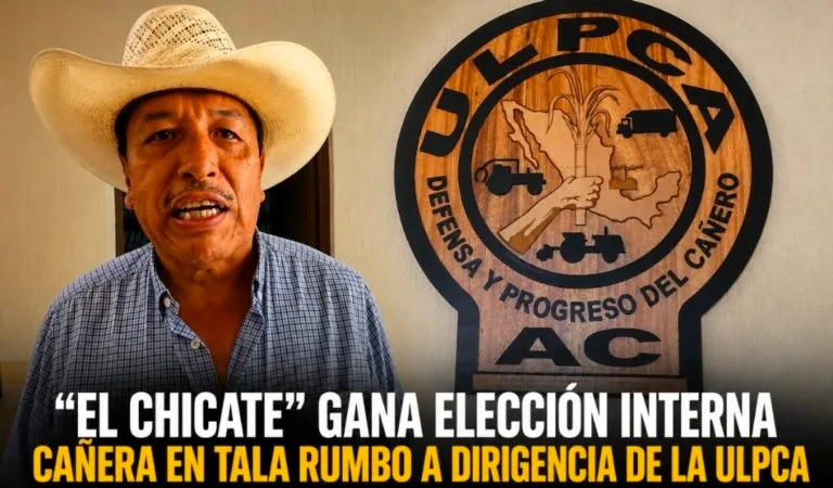 “El Chicate” gana elección interna cañera en Tala rumbo a dirigencia de la ULPCA