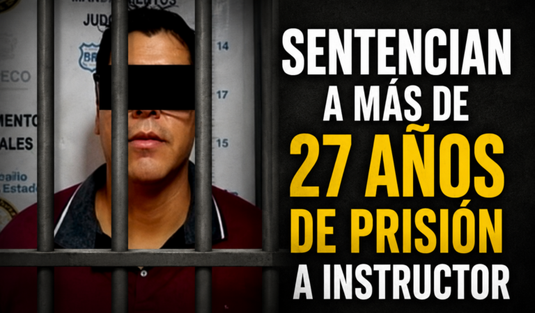 Dan 27 años a instructor por abuso infantil en Zapopan
