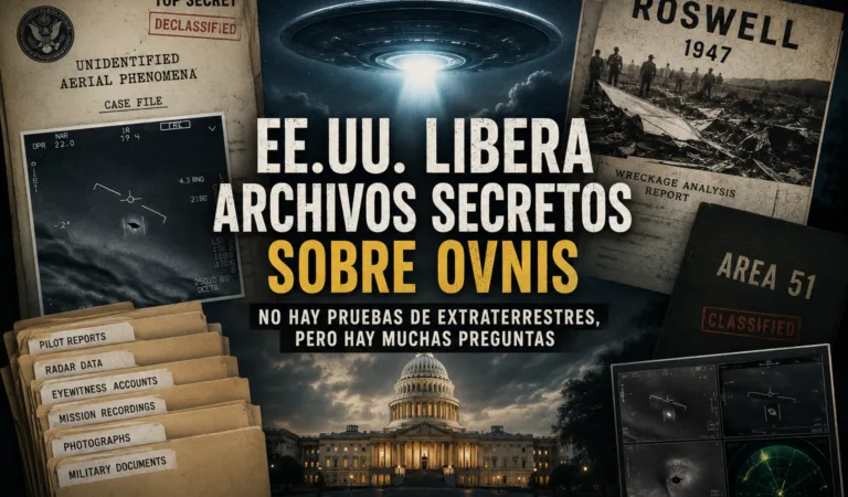 EE.UU. libera archivos secretos sobre OVNIs y reabre el debate mundial sobre vida extraterrestre