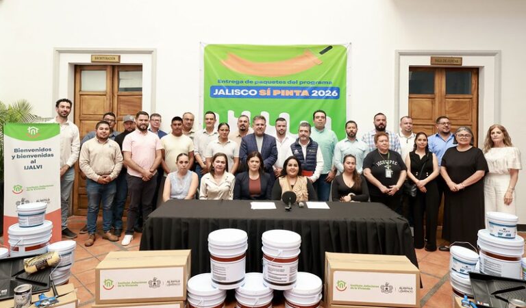 IJALVI beneficia a 3 mil hogares de Jalisco con impermeabilización y pintura de fachadas