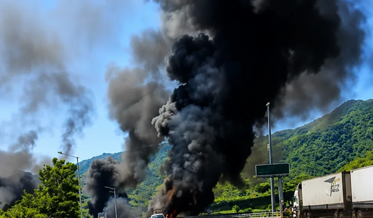 Tragedia en la autopista Guadalajara–Tepic: al menos 10 personas mueren tras brutal accidente en Hostotipaquillo