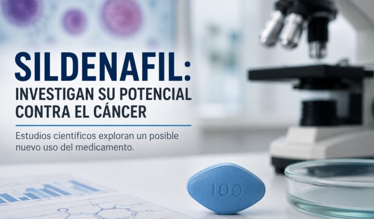 Hallan un efecto inesperado del sildenafil; científicos investigan su potencial contra el cáncer