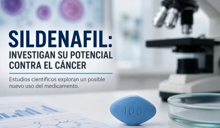 Hallan un efecto inesperado del sildenafil; científicos investigan su potencial contra el cáncer