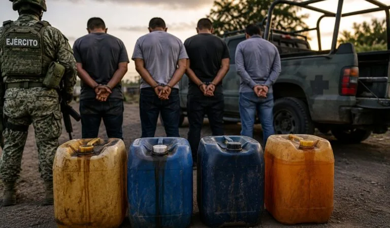 Vinculan a proceso a cuatro hombres por transportar hidrocarburo de presunta procedencia ilícita en Magdalena