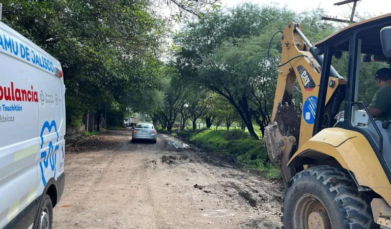 Teuchitlán refuerza acciones preventivas por lluvias; reportan solo afectaciones menores durante el temporal