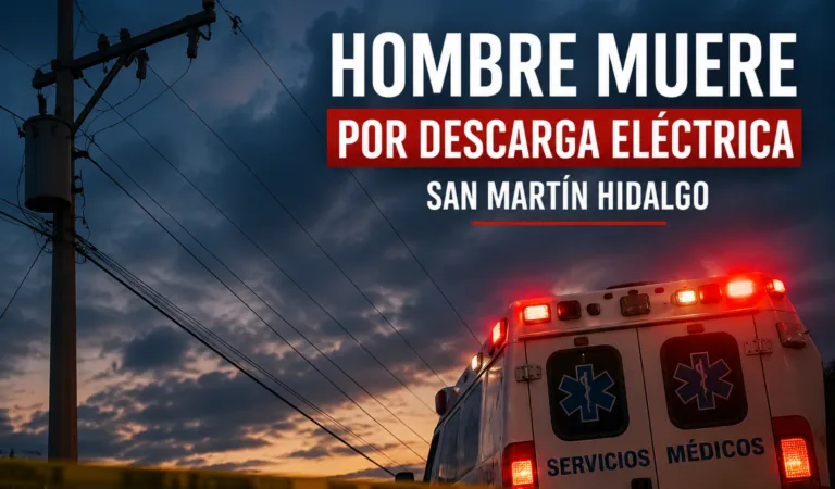 Muere hombre tras sufrir una descarga eléctrica en San Martín Hidalgo
