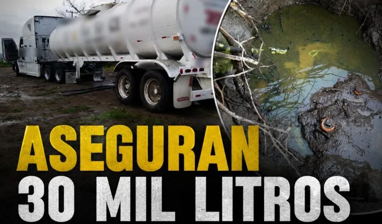 Aseguran 30 mil litros de hidrocarburo y una toma clandestina en Tlajomulco; FGR abre investigación
