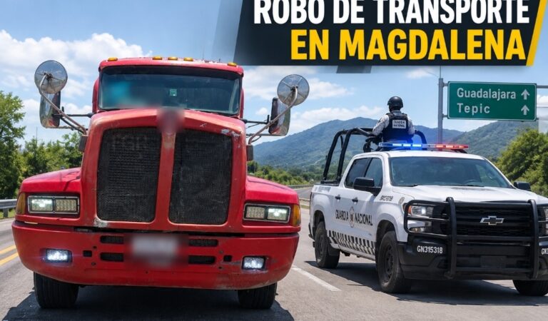 Vinculan a proceso a dos por robo de transporte de carga en la autopista Guadalajara–Tepic