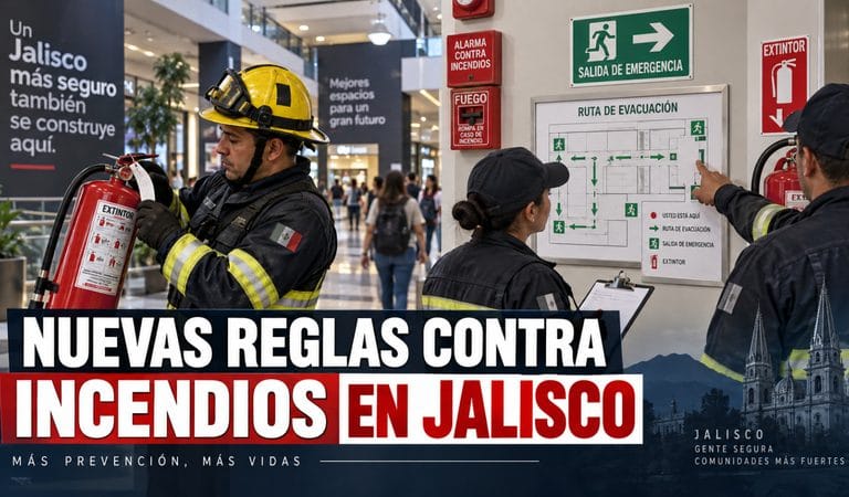 Jalisco unifica reglas contra incendios: nueva norma homologará inspecciones en los 125 municipios
