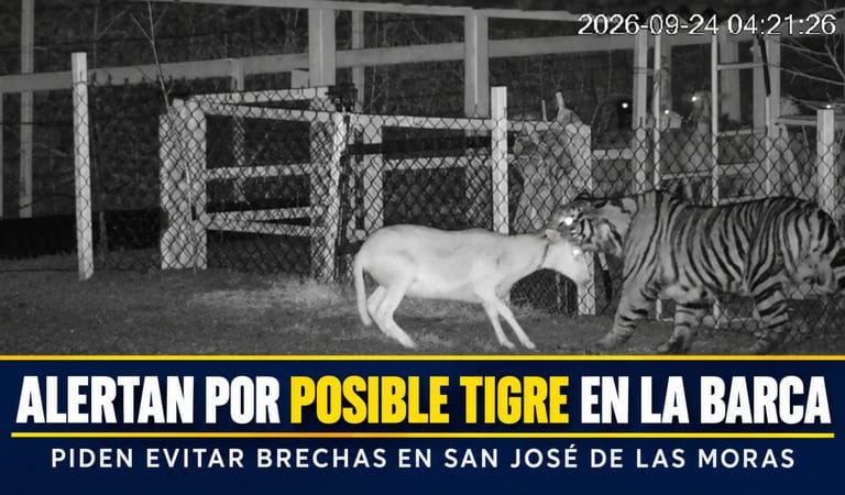 Alertan por posible tigre en La Barca; piden evitar brechas de San José de las Moras