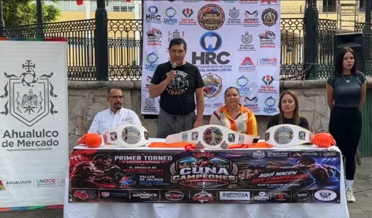 Ahualulco de Mercado hará historia con “Cuna de Campeones”: preparan 30 combates de boxeo