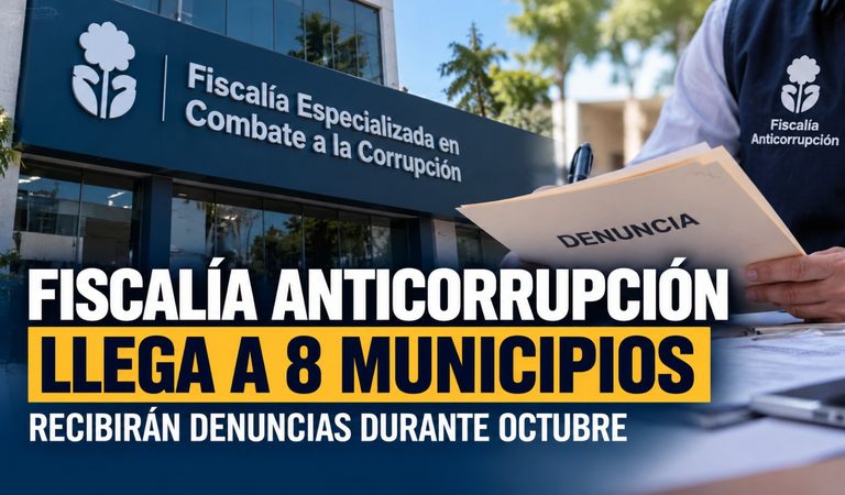 Fiscalía Anticorrupción recorrerá 8 municipios de Jalisco durante octubre